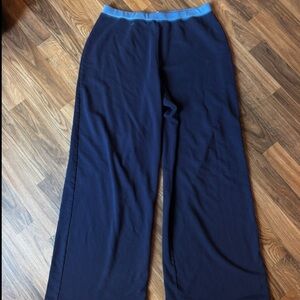 Navy Blue with light blue waistband 2000s flare sweatpants